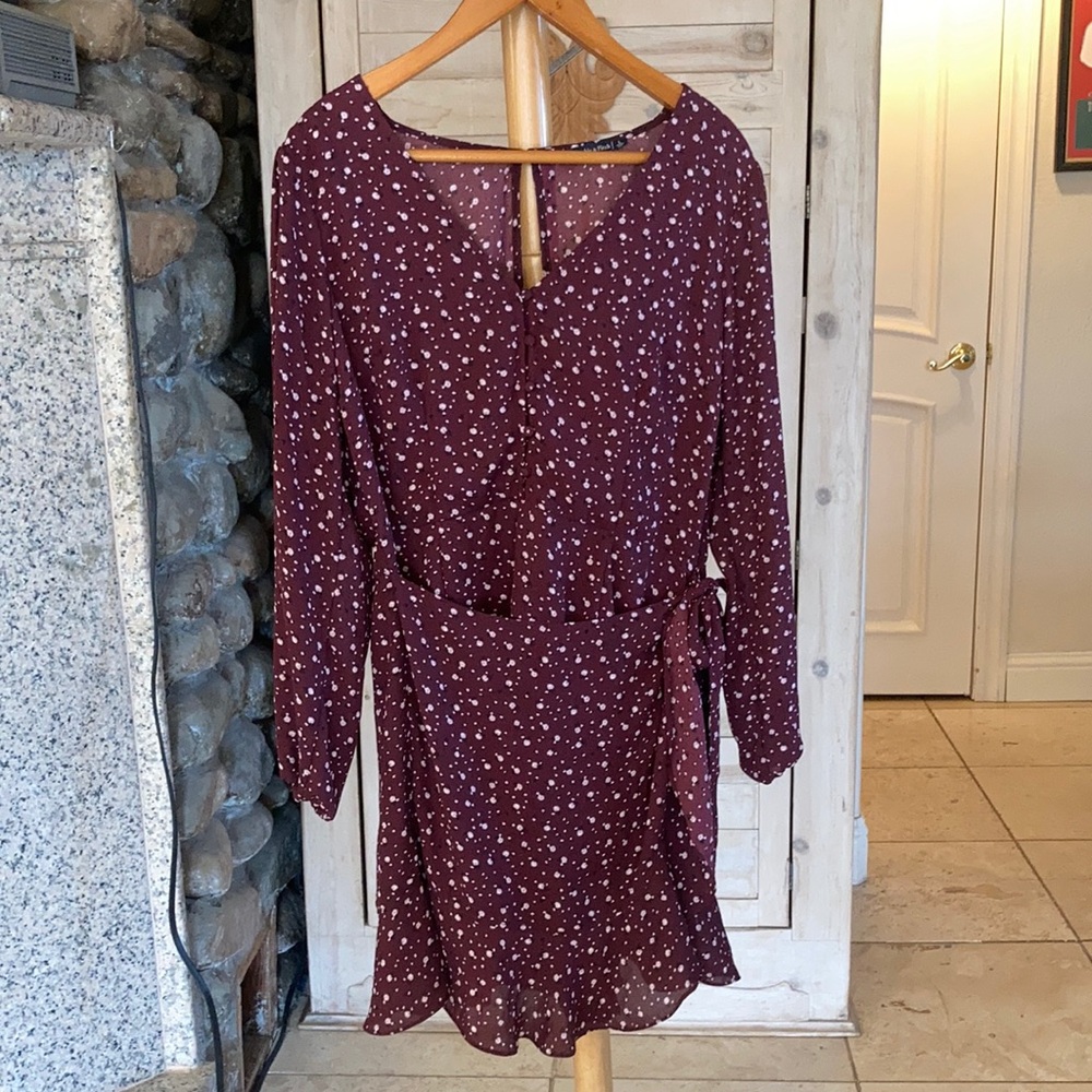 Abercrombie & Fitch size L faux wrap dress